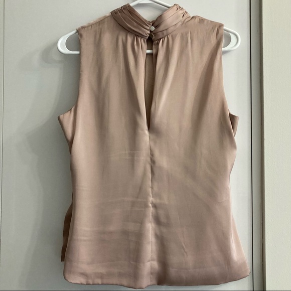 👚Suzy Shier dusty rose sleeveless bubble top with side concealed zipper👚 - Picture 2 of 4